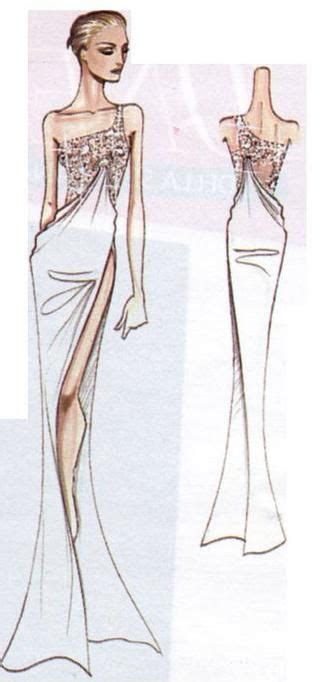 Sanremo 2011: the sketch of Atelier Versace Elisabetta Canalis